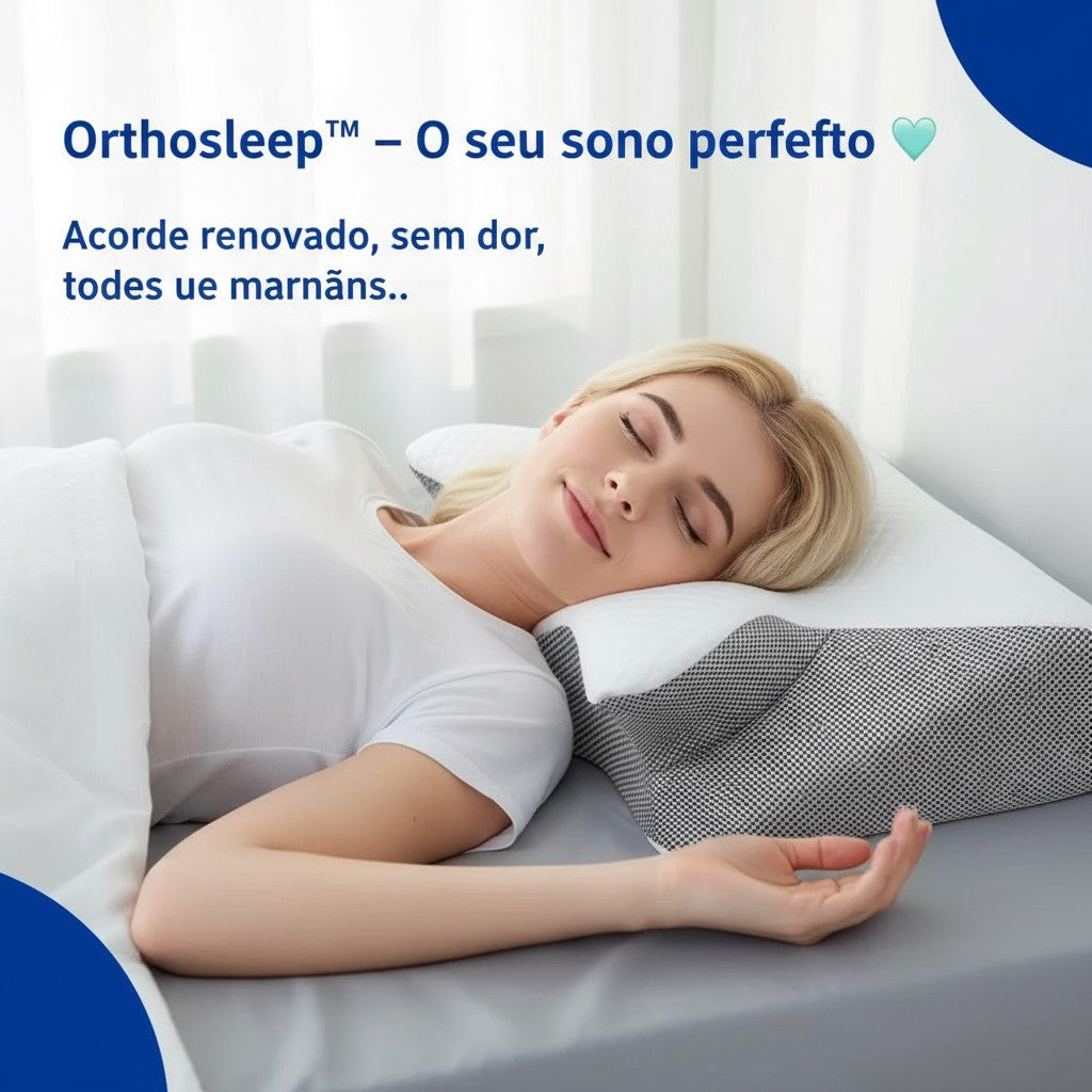 ORTHOSLEEP™-Almofada Ergonómica de Apoio Cervica
